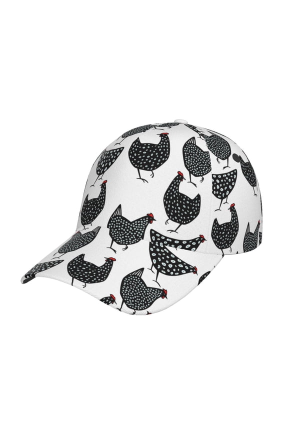 Retro Rooster Prin Baseball Cap, Adjustable Sweat-wicking Daily,Travel, Sports Cap, Unisex