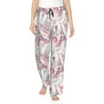 thumbnail image 1 of Gukieu Romantic Travel In Paris Print Women's Home Trousers, with Pockets and Drawstring Pajamas, Home Pajamas, Sleepwear-Medium, 1 of 6