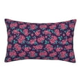 thumbnail image 1 of Gukieu Rose Flowers Print Plush Pillow Cover, Hidden Zipper Pillow Protector without Pillow Core, Suitable for Bedroom, Office, Car Decoration-20"x30", 1 of 6