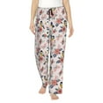 thumbnail image 1 of Gukieu Rose Flowers Print Women's Home Trousers, with Pockets and Drawstring Pajamas, Home Pajamas, Sleepwear-Medium, 1 of 6