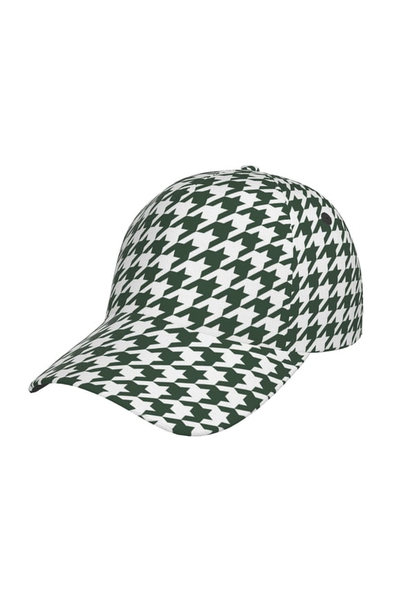 Scottish Checkered Prin Baseball Cap, Adjustable Sweat-wicking Daily,Travel, Sports Cap, Unisex