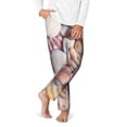 thumbnail image 1 of Gukieu Sea Shells Print Youth Home Trousers, Elastic Waistband with Pockets for Home and Outing, Suitable for Children Aged 5-16-Large, 1 of 6
