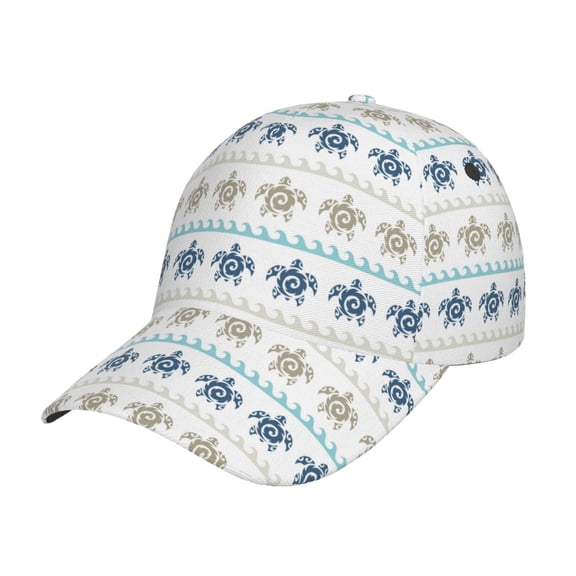 Gukieu Sea Turtle Prin Baseball Cap, Adjustable Sweat-wicking Daily,Travel, Sports Cap, Unisex