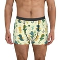 thumbnail image 1 of Gukieu Seahorse Print Men's Boxer Briefs, High Elastic Moisture Wicking Boxer Briefs Underwear-Small, 1 of 5