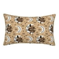 thumbnail image 1 of Gukieu Snake And Flower Print Plush Pillow Cover, Hidden Zipper Pillow Protector without Pillow Core, Suitable for Bedroom, Office, Car Decoration-16"x24", 1 of 6