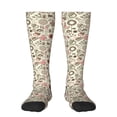 thumbnail image 1 of Gukieu Squirrel In The Forest Print Contrast Color Stockings, Elastic Sports Socks Warm Socks Clothing Accessories, Adult Unisex, 1 of 6