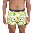 thumbnail image 1 of Gukieu St Patrick's Day1 Print Men's Boxer Briefs, High Elastic Moisture Wicking Boxer Briefs Underwear-Medium, 1 of 5
