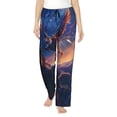 thumbnail image 1 of Gukieu Starry Sky Flying Tiger Print Women's Home Trousers, with Pockets and Drawstring Pajamas, Home Pajamas, Sleepwear-XX-Large, 1 of 6