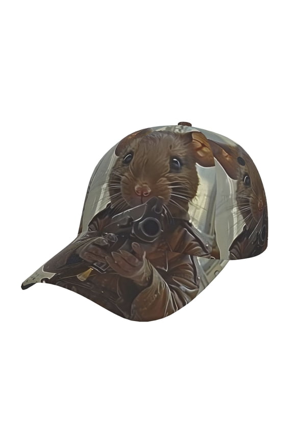 Steampunk Space Mice Warriors Prin Baseball Cap, Adjustable Sweat-wicking Daily,Travel, Sports Cap, Unisex