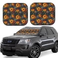 thumbnail image 1 of Gukieu Sunflowers Print Car Windshield Sun Visor, Foldable Anti-UV Car Sun Visor Suitable for Vans, Trucks Car Accessories-Large, 1 of 6