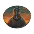 thumbnail image 1 of Gukieu Sunset Prairie Meditating Horse Print Round Chair Cover, Dust-proof and Non-slip Bar Chair Protective Cover, Suitable for Bars, Restaurants, Offices-12 inch, 1 of 7