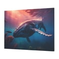 thumbnail image 1 of Gukieu Sunshine Ocean Whale Print Horizontal Canvas Decorative Painting 12x16 Inch Shrinkage Resistant Frame Hanging Home Wall Art Decor, 1 of 6