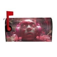 thumbnail image 1 of Gukieu Surreal Pink Headphones Print Magnetic Mailbox Cover, Sun-proof and Waterproof Home Yard Mailbox Cover-25.5x21 in, 1 of 8