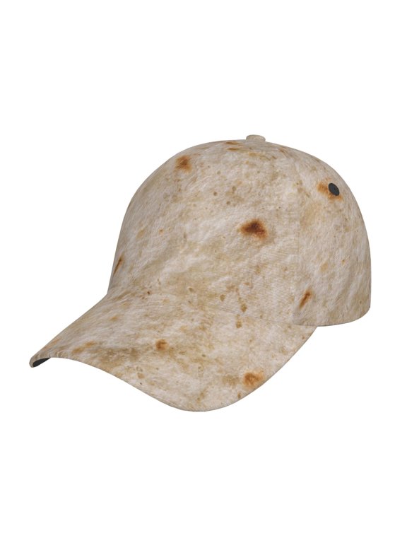 Tortilla Prin Baseball Cap, Adjustable Sweat-wicking Daily,Travel, Sports Cap, Unisex