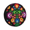 thumbnail image 1 of Gukieu Traditional Floral Polish Print Car Tire Cover, Adjustable Waterproof and Dustproof Tire Protection Cover, Suitable for SUV, Truck, Van-16 inch, 1 of 6