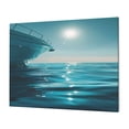 thumbnail image 1 of Gukieu Turquoise Ocean Reflection Print Horizontal Canvas Decorative Painting 12x16 Inch Shrinkage Resistant Frame Hanging Home Wall Art Decor, 1 of 6