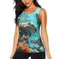 thumbnail image 1 of Gukieu Underwater Swimming Guinea Pig Print Women's Quick-drying Fitness Vest, Round Neck Sleeveless Fitness T-shirt, Suitable for Yoga, Sports-XX-Large, 1 of 7