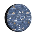 thumbnail image 1 of Gukieu Underwater World Animals Print Car Tire Cover, Adjustable Waterproof and Dustproof Tire Protection Cover, Suitable for SUV, Truck, Van-17 inch, 1 of 6