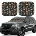 thumbnail image 1 of Gukieu Various Crustaceans Print Car Windshield Sun Visor, Foldable Anti-UV Car Sun Visor Suitable for Vans, Trucks Car Accessories-Large, 1 of 6