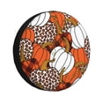 thumbnail image 1 of Gukieu Various Pumpkins Print Car Tire Cover, Adjustable Waterproof and Dustproof Tire Protection Cover, Suitable for SUV, Truck, Van-15 inch, 1 of 6