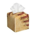 thumbnail image 1 of Gukieu Vintage Baseball Print Leather Tissue Box, PVC Waterproof Velcro Opening and Closing Square Tissue Box Holder, Suitable for Home and Office Decoration, 1 of 7