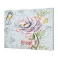 thumbnail image 1 of Gukieu Vintage Rose Print Horizontal Canvas Decorative Painting 12x16 Inch Shrinkage Resistant Frame Hanging Home Wall Art Decor, 1 of 6