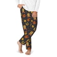 thumbnail image 1 of Gukieu Wild West Golden Horseshoe Print Youth Home Trousers, Elastic Waistband with Pockets for Home and Outing, Suitable for Children Aged 5-16-Medium, 1 of 6