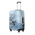 thumbnail image 1 of Gukieu Winter Reindeer In Snowy Mountains Print Suitcase Protective Cover, Elastic Zipper Buckle Suitcase Protective Cover, Suitable for Travel, Business Trip-X-Large, 1 of 7