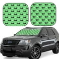 thumbnail image 1 of Gukieu alien cartoons Print Car Windshield Sun Visor, Foldable Anti-UV Car Sun Visor Suitable for Vans, Trucks Car Accessories-Medium, 1 of 6