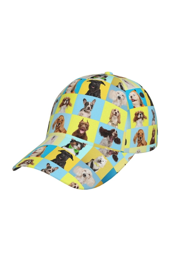 arious dog breeds Prin Baseball Cap, Adjustable Sweat-wicking Daily,Travel, Sports Cap, Unisex