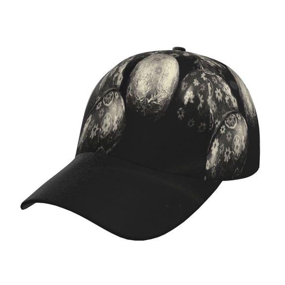 Gukieu black Easter eggs Prin Baseball Cap, Adjustable Sweat-wicking Daily,Travel, Sports Cap, Unisex