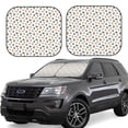 thumbnail image 1 of Gukieu colorful doodle insects Print Car Windshield Sun Visor, Foldable Anti-UV Car Sun Visor Suitable for Vans, Trucks Car Accessories-Large, 1 of 6