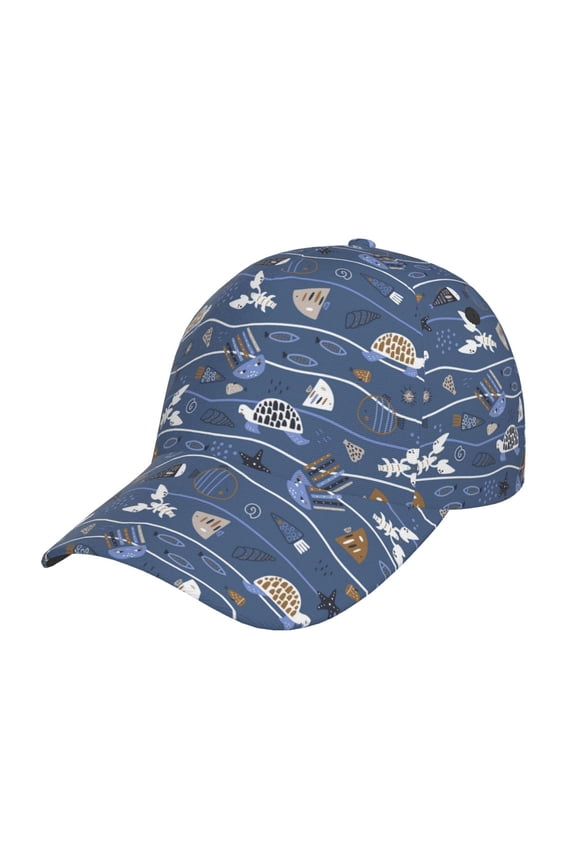 cute fish octopus Prin Baseball Cap, Adjustable Sweat-wicking Daily,Travel, Sports Cap, Unisex