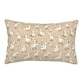 thumbnail image 1 of Gukieu cute geese and chicks Print Plush Pillow Cover, Hidden Zipper Pillow Protector without Pillow Core, Suitable for Bedroom, Office, Car Decoration-14"x20", 1 of 6