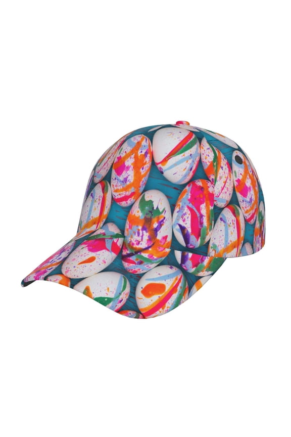 eggs Prin Baseball Cap, Adjustable Sweat-wicking Daily,Travel, Sports Cap, Unisex