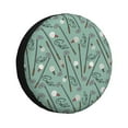 thumbnail image 1 of Gukieu golf equipment Print Car Tire Cover, Adjustable Waterproof and Dustproof Tire Protection Cover, Suitable for SUV, Truck, Van-14 inch, 1 of 6