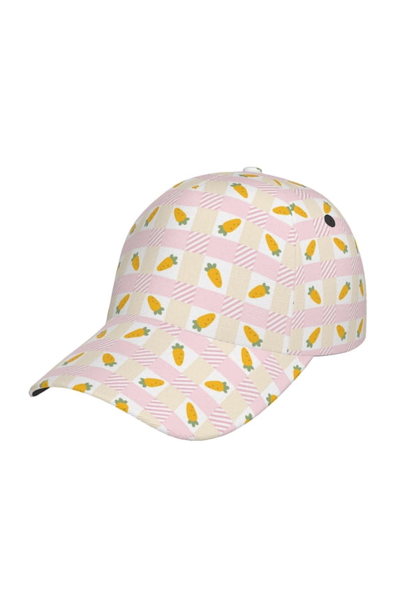 kawaii carrots Prin Baseball Cap, Adjustable Sweat-wicking Daily,Travel, Sports Cap, Unisex