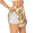 thumbnail image 1 of Gukieu mouse holiday Print Women's Sports Shorts with Drawstring Elastic Waistband for Running, Yoga, Fitness-X-Large, 1 of 7