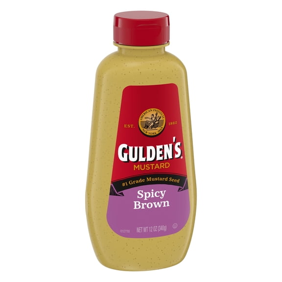 Gulden's Spicy Brown Mustard, 12 oz.(Pack of 2)