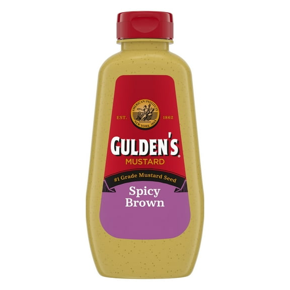 Gulden's Spicy Brown Mustard 12 oz (Pack of 6)