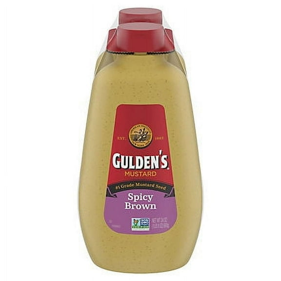 Gulden's Spicy Brown Mustard, 24 oz.Bottles, 2 ct.