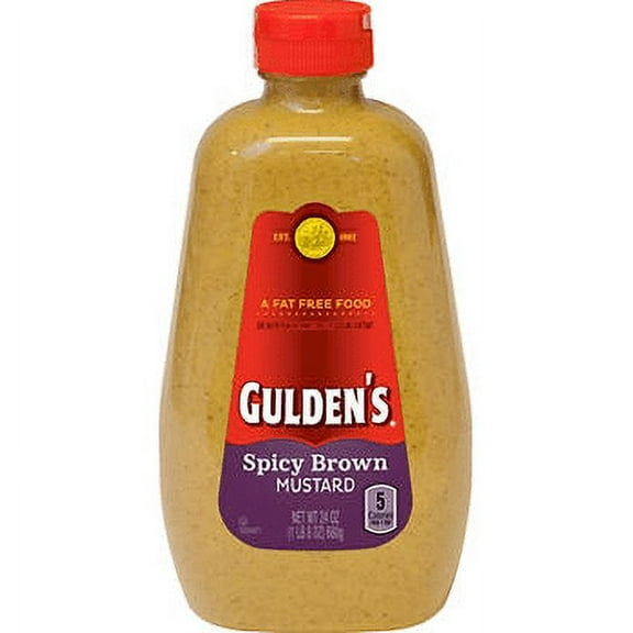 Gulden's Spicy Brown Mustard, 24 oz.Bottles, 2 ct.