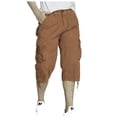Guldnds Elastic Waist Shorts for Men Cargo Shorts for Men Elastic Waist