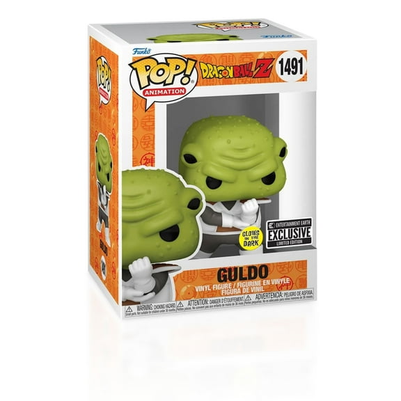 Guldo Funko Pop! Dragon Ball Z - Glow E.E Exclusive Ltd Edition Vinyl Figure #1491 with Box