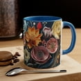 thumbnail image 1 of Gulf Coast Online 3D Floral Mug 11oz Ceramic Accent Coffee Mug Tea Cup Gift, 1 of 4