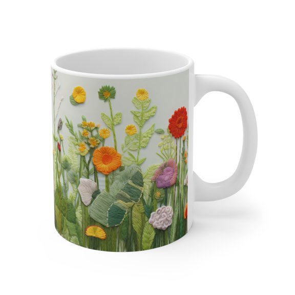 Gulf Coast Online Cute Spring Mug for Mom 11oz Ceramic Coffee Tea Cup Gift