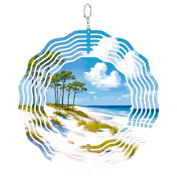 Gulf Islands National Seashore 3D Wind Spinner Metal Hanging Sculpture Garden Decor Gift For Nature Fan