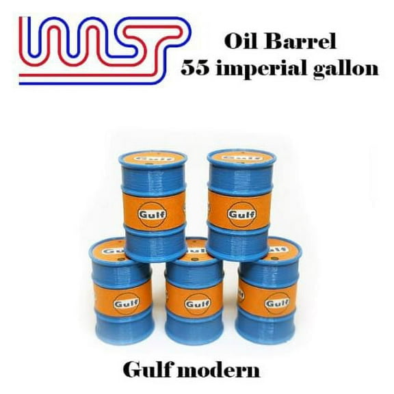 Gulf Modern 5 x Barrel Drum 1:32 Scale Slot Car Track Scenery Wasp 55