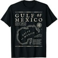 thumbnail image 1 of Gulf Of Mexico 1672 Historic Map T-Shirt Unisex S-5XL Hot Trending Shirt, Vintage Birthday Gift, 1 of 2