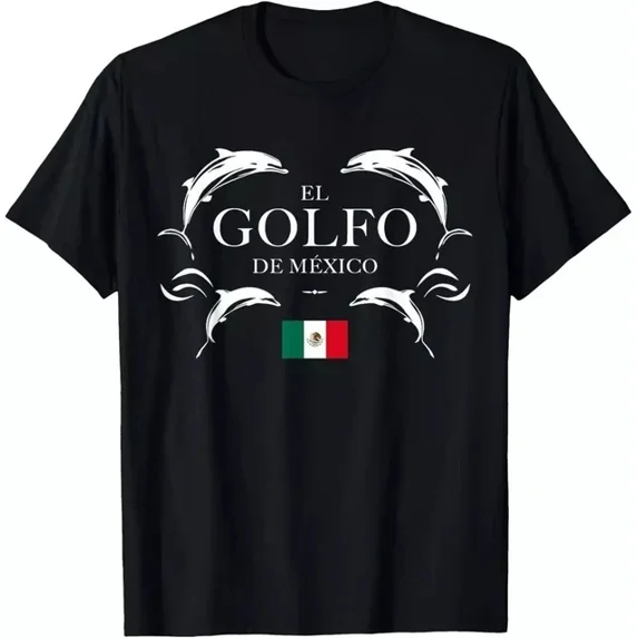 Gulf Of Mexico El Golfo De Mexico Dolphin T-Shirt Unisex S-5XL Hot Trending Shirt, Vintage Birthday Gift